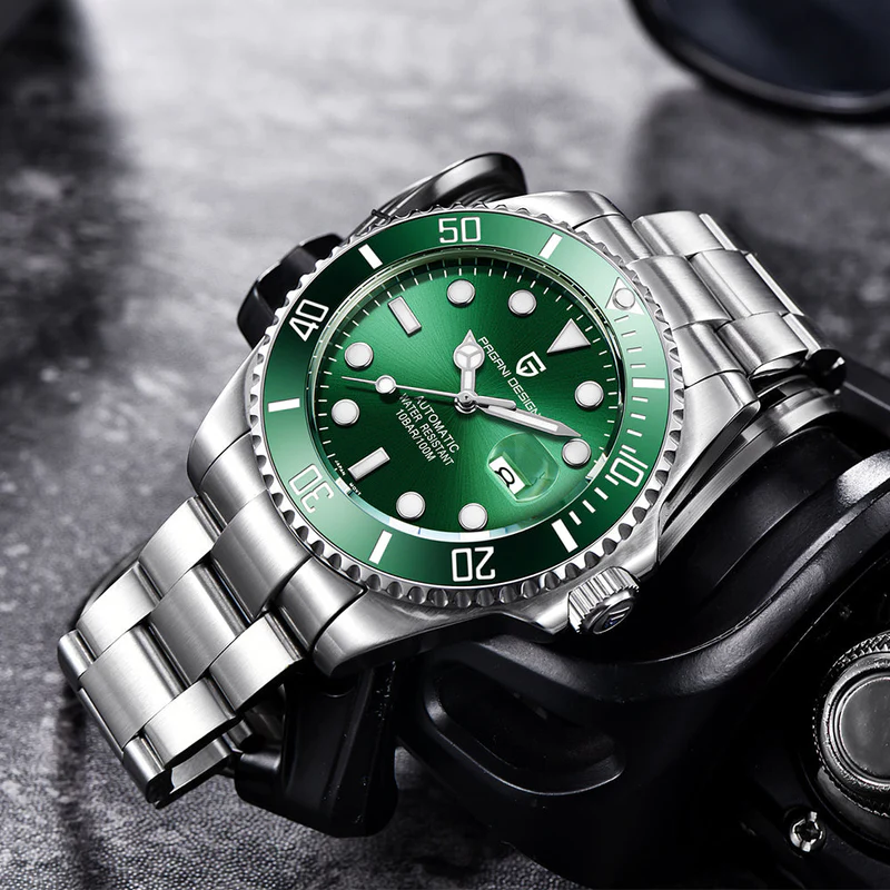 Pagani Design PD-1639 Submariner Hulk Green Dial Men's Watch